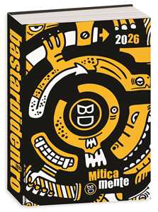 Cartoleria Diario 16 mesi 2025-26, Superspecial Fluo Bastardidentro Agenda, 13,6 x 18,3 cm - Giallo Bastardidentro