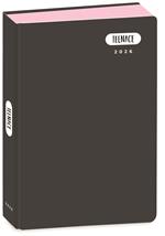 Diario Pocket 12 mesi 2025-26, R Pastello Teenace, 11,5 x 19,5 cm - Nero
