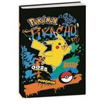 Diario Agenda 10 mesi 2025/26, Pokémon, 14,5 x 20,6 cm - Nero