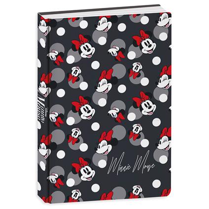 Diario Agenda 10 mesi 2025-26, Minnie, 14,5 x 20,6 cm - Nero