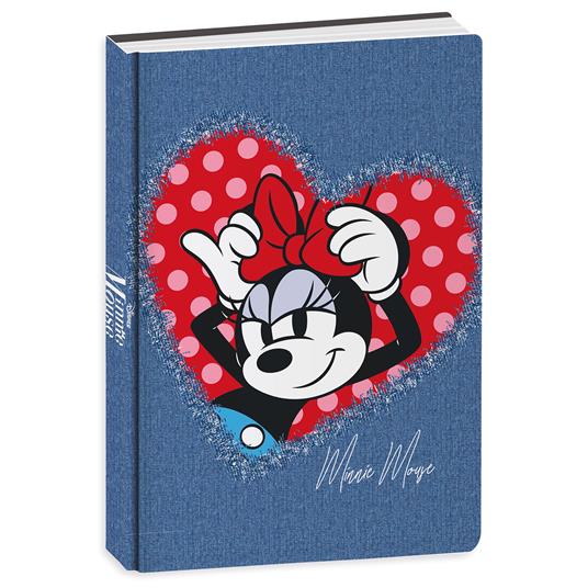 Diario Agenda 10 mesi 2025-26, Minnie, 14,5 x 20,6 cm - Blu