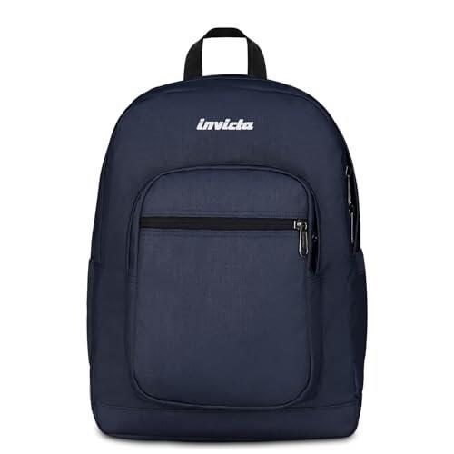 Zaino Jelek Plain Grs Invicta Backpack, Blu - 32 x 43 x 25 cm