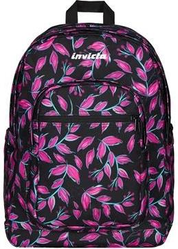 Zaino Jelek Fantasy Grs Invicta Backpack, Rosa, nero 32 x 43 x 25 cm