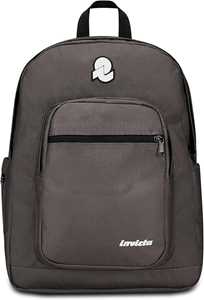 Cartoleria Zaino Jelek Plain Grs Invicta Backpack, Grigio - 32 x 43 x 25 cm Invicta