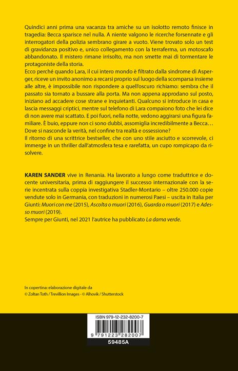 L' eco della tua morte -  Karen Sander - 2