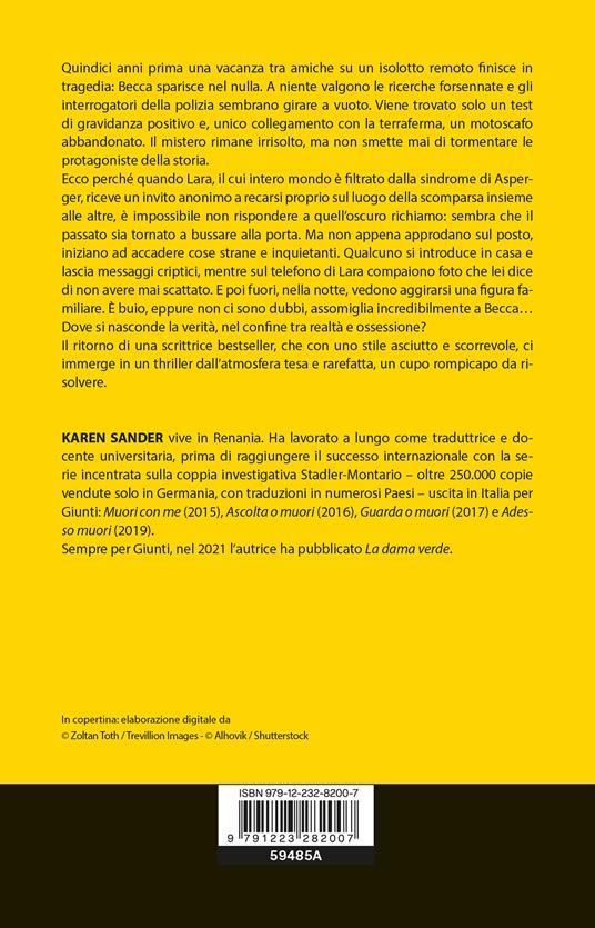 L' eco della tua morte -  Karen Sander - 2