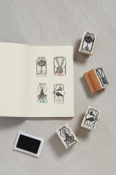 La Natura. Timbro Ex-Libris - 5