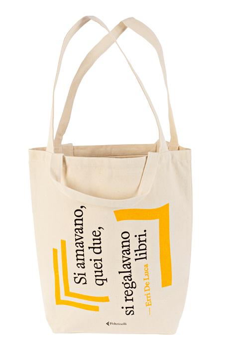 Shopping Bag Feltrinelli / Testimanifesti - quote De Luca