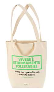 Cartoleria Shopping Bag Feltrinelli / Testimanifesti - quote Lispector Feltrinelli