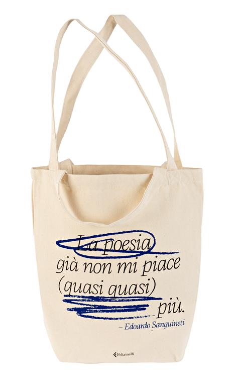 Shopping Bag Feltrinelli / Testimanifesti - quote Sanguineti