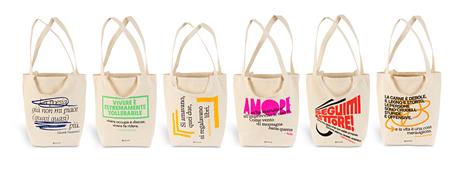 Shopping Bag Feltrinelli / Testimanifesti - quote Sanguineti - 5