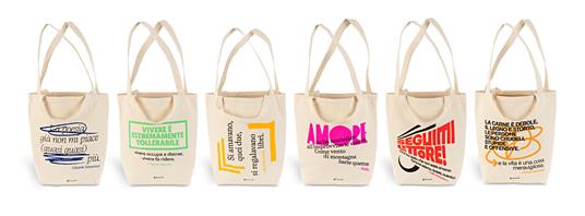 Shopping Bag Feltrinelli / Testimanifesti - quote Saffo - 5