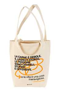 Cartoleria Shopping Bag Feltrinelli / Testimanifesti - quote Moshfegh Feltrinelli
