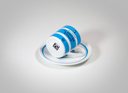 Tazzina da caffè con piatto Feltrinelli. Il dottor Zivago - 2