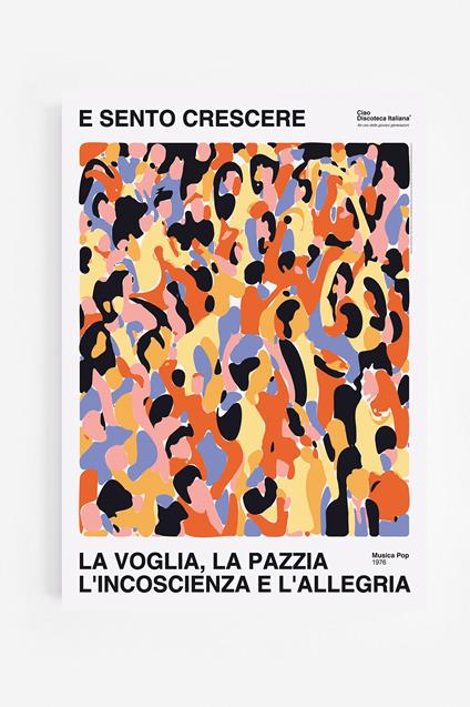 Poster. La Voglia, La Pazzia  Ornella Vanoni - 50 x 70 cm