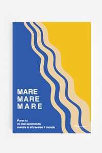Idee regalo Poster. Mare Mare  Luca Carboni  - A2 (42 x 59,4 cm) Ciao. Discoteca Italiana