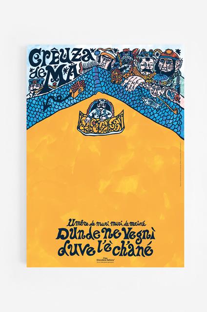 Poster. Crêuza de mä  Fabrizio de Andrè   - A2 (42 x 59,4 cm)