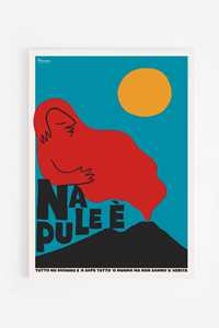 Idee regalo Poster. Napule è, Pino Daniele - 50 x 70 cm Ciao. Discoteca Italiana