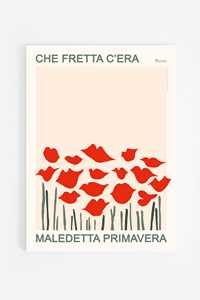 Idee regalo Poster. Maledetta Primavera  Loretta Goggi  - 50 x 70 cm Ciao. Discoteca Italiana
