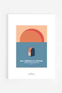 Idee regalo Poster. Anna e Marco (L’America è Lontana), Lucio Dalla  - 35 x 50 cm Ciao. Discoteca Italiana