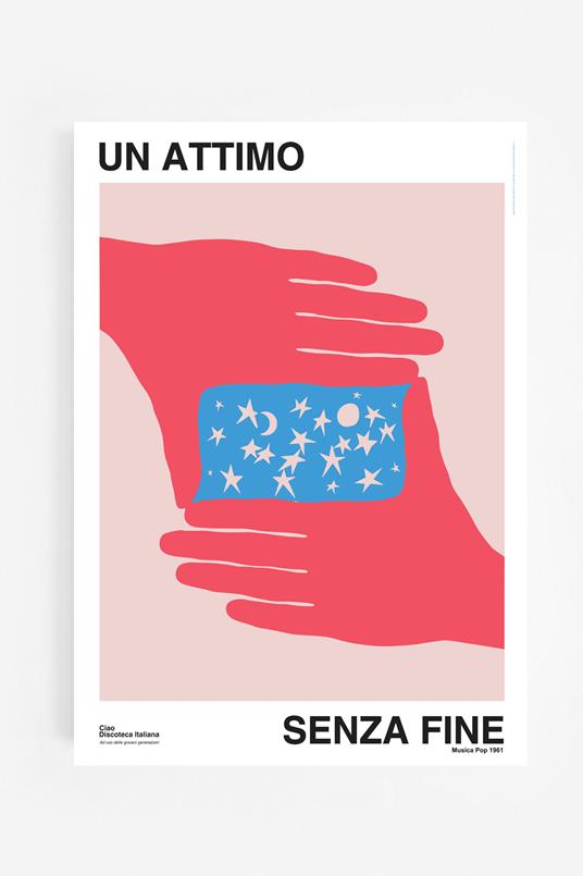 Poster. Senza Fine  Gino Paoli  - 50 x 70 cm