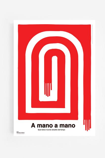 Poster. A Mano a Mano  Rino Gaetano  - 50 x 70 cm