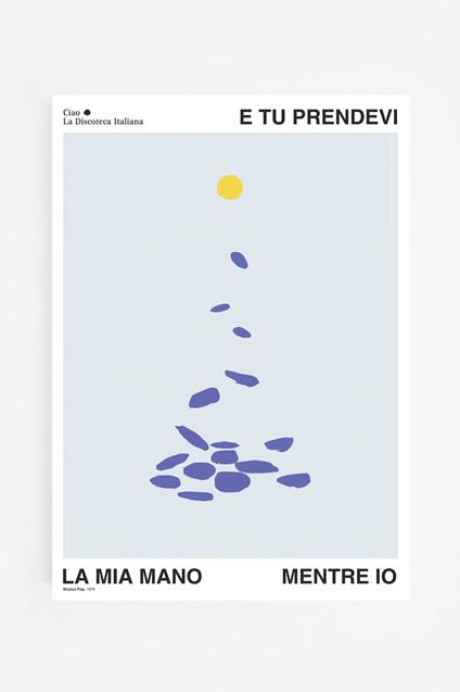Poster. Sfiorivano le Viole  Rino Gaetano  - 50 x 70 cm