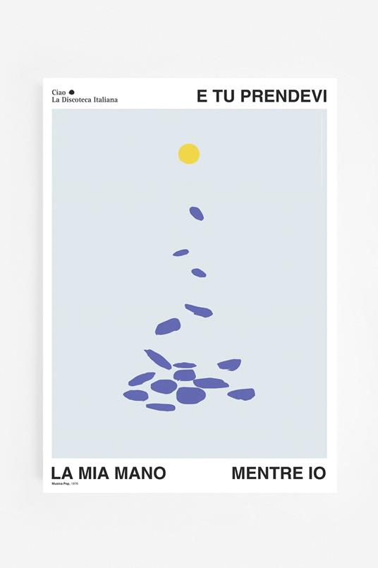 Poster. Sfiorivano le Viole  Rino Gaetano  - 50 x 70 cm