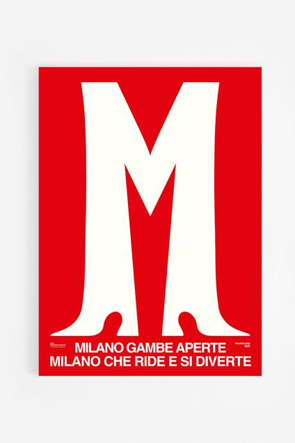Poster. Milano (Gambe Aperte)  Lucio Dalla  - 50 x 70 cm