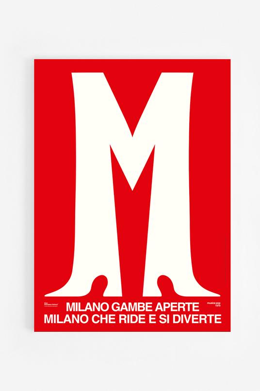 Poster. Milano (Gambe Aperte)  Lucio Dalla  - 50 x 70 cm