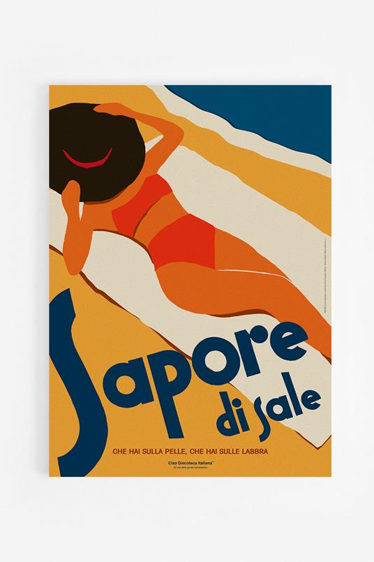 Poster. Sapore di Sale  Gino Paoli  - A2 (42 x 59,4 cm)