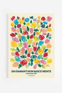 Idee regalo Poster. Fabrizio De Andrè - Via del Campo - 50 x 70 cm Ciao. Discoteca Italiana