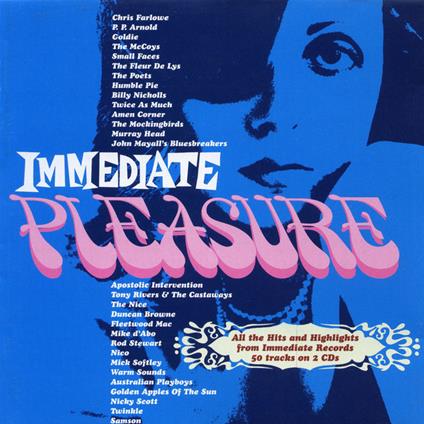 Immediate Pleasure - CD Audio