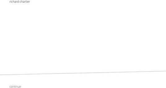 Continue - CD Audio di Richard Chartier