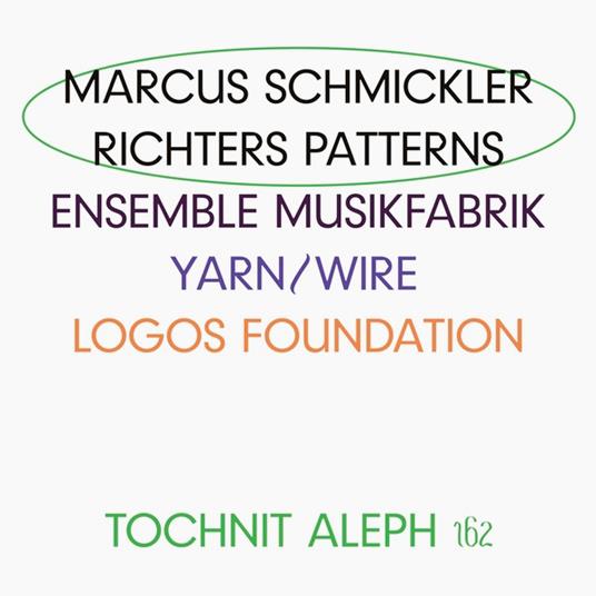 Richters Patterns - CD Audio di Marcus Schmickler
