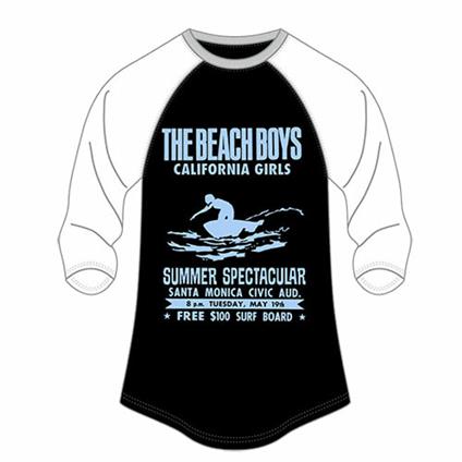 The Beach Boys Ladies Raglan Tee: Spectacular (20)