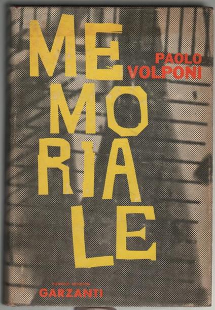 Memoriale - Paolo Volponi - copertina