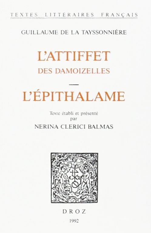 L' Attiffet des Damoizelles - copertina