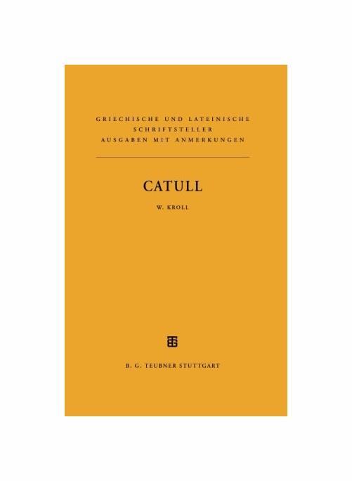 Catull - copertina