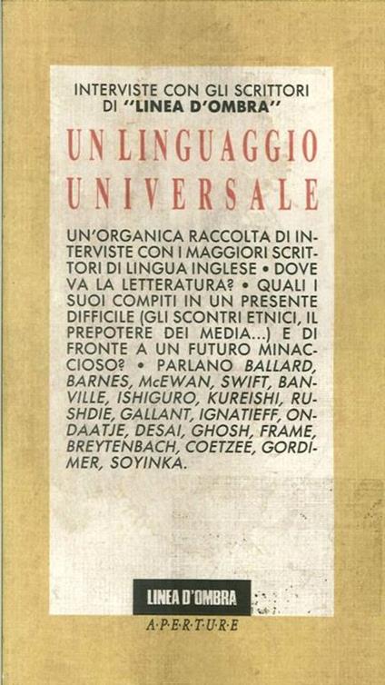 Linguaggio Universale - copertina