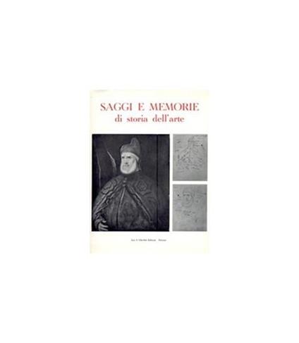 Saggi e memorie di storia dell'arte. 8 - copertina