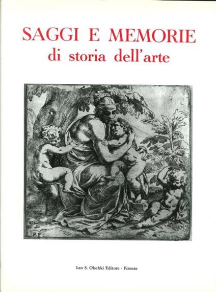 Saggi e memorie di storia dell'arte. 12 - copertina