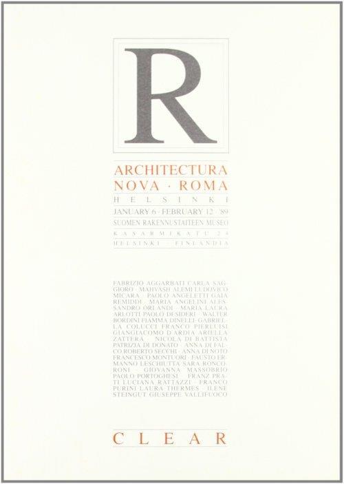 Architectura Nova-Roma - copertina