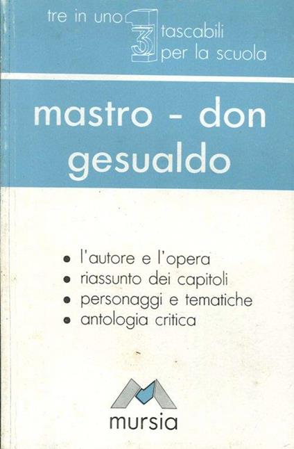 Mastro don Gesualdo - Giovanni Verga - copertina