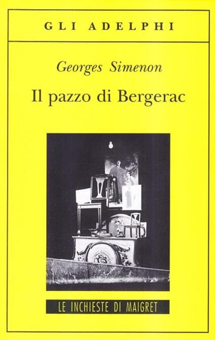 Il pazzo di Bergerac - Georges Simenon - copertina