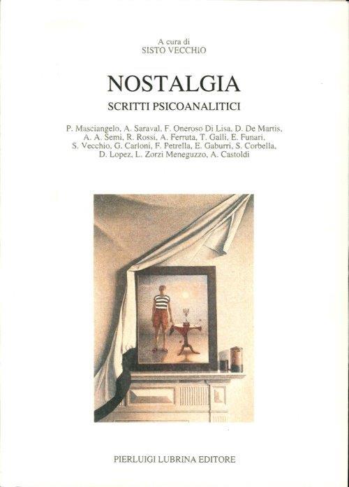 Nostalgia. Scritti psicoanalitici - copertina