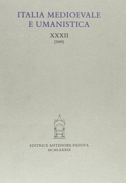 Italia medioevale e umanistica - copertina