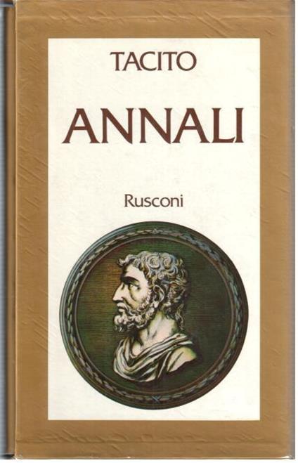 Annali - P. Cornelio Tacito - copertina