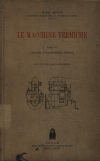 Le macchine termiche. Parte III. I motori a combustione interna