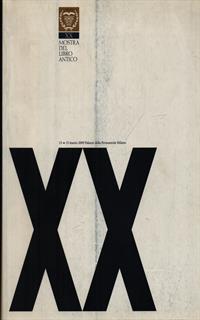 XX Mostra del libro antico 